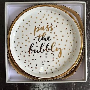 “Pass the Bubbly” Wine Coaster